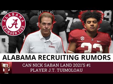 Alabama Football Recruiting News Updates On Tide S 2021 Class