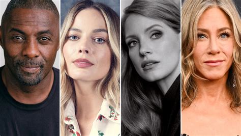 Sag Awards Idris Elba Margot Robbie Jessica Chastain Among