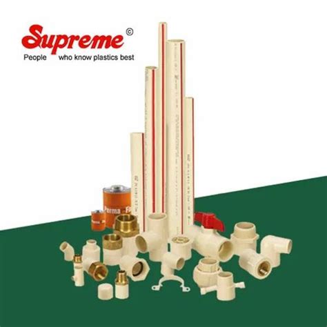 Supreme Cpvc Pipe Fitting Size Diameter To At In New Delhi