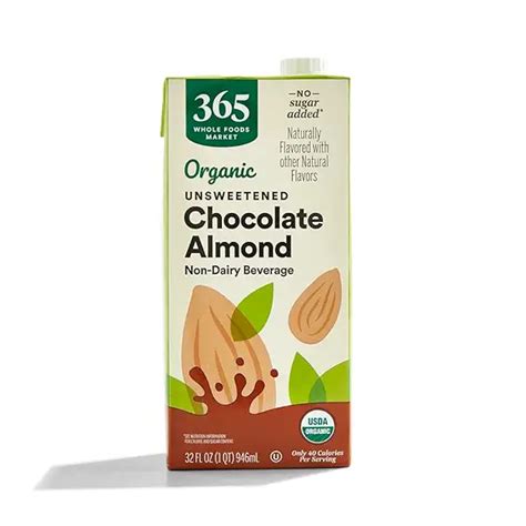 Organic Chocolate Unsweetened Almond Milk, 32 Fl Oz | Shipped to You ...