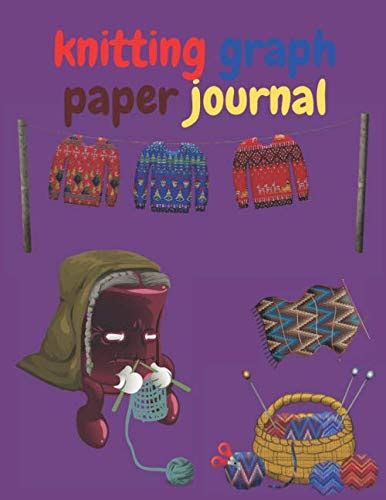 Knitting Graph Paper Journal Up To Knitting Projects Keep Track Of