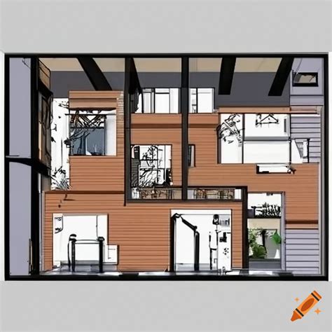 Drawing House Map 2 3 Bedroom