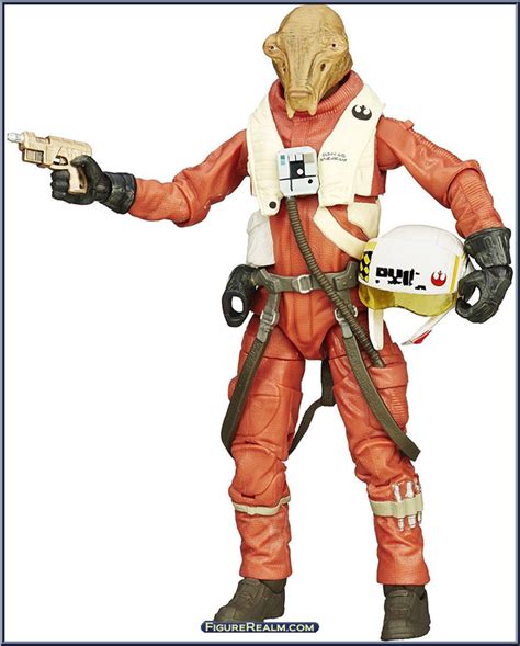 X Wing Pilot Asty Force Awakens Star Wars Black Series Red 6