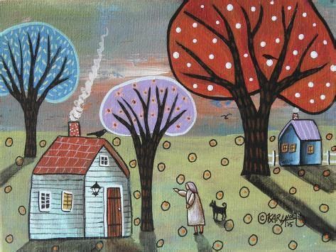 Blue Cabin Giclee Print Karla Gerard Art Sale Artwork Fine