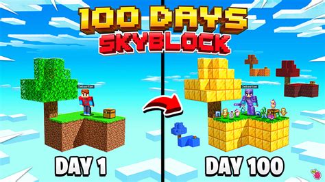 100 Days Skyblock In Minecraft Marketplace Minecraft