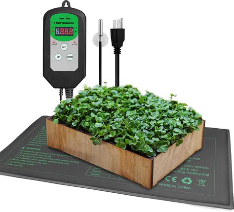 Rc Sll Met Standard 10 X20 75 Seedling Heat Mat And Digital Thermostat Combo Set Waterproof