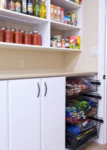 Pantry design organizers and custom pantries and pantry shelves in ...