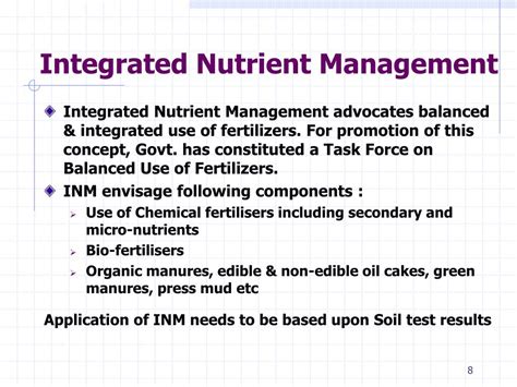 Ppt Integrated Nutrient Managementinm Powerpoint Presentation Free