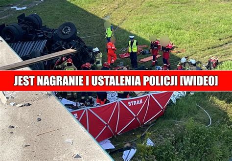 Policja wyjaśnia jak doszło do śmiertelnego wypadku Jest też nagranie