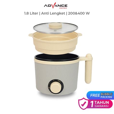 Jual Advance Panci Listrik Serbaguna18cm Steamer Cooking Pot C 310