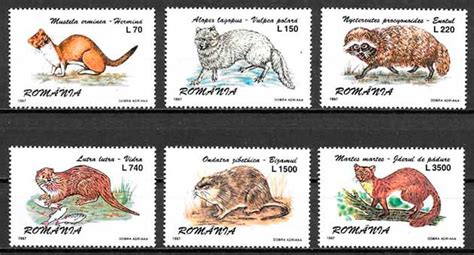 Rumania 1997 01 Fauna Sellos Filatelia