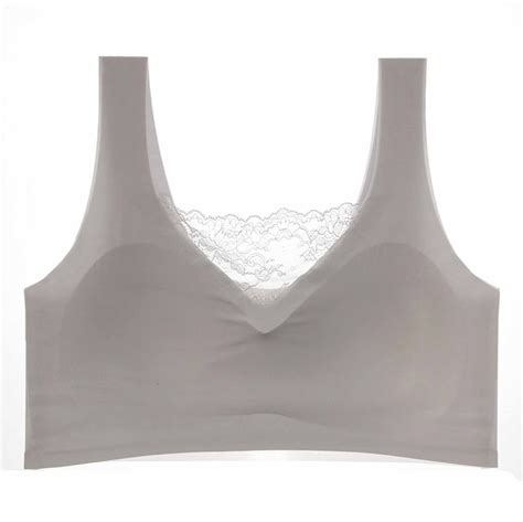 Oglccg Women S Seamless Lightly Lined T Shirt Bra Plus Size Stretch Full Coverage Wireless Bra