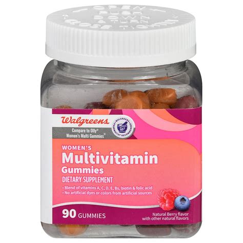 Walgreens Women S Multivitamin Gummies Days Natural Berry Walgreens