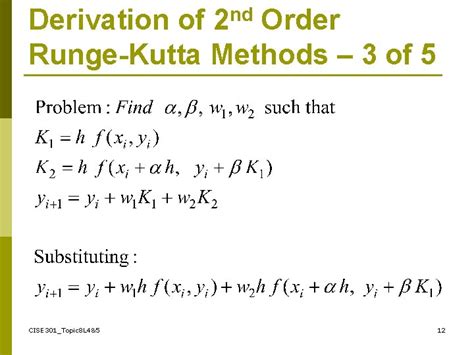 Se Numerical Methods Topic Ordinary Differential