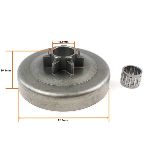 Piñón de cadena de tambor de embrague 0 325 7T para Husqvarna 340 340E