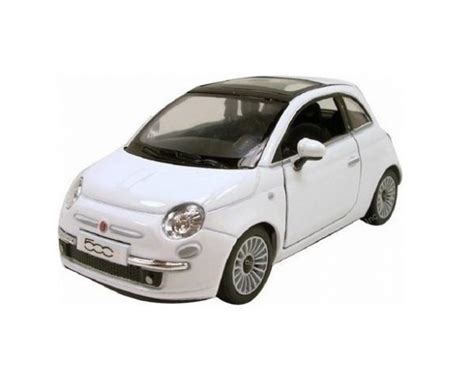 ΜΕΤΑΛΛΙΚΟ ΑΥΤΟΚΙΝΗΤΟ BURAGO 1 24 FIAT 500 2007 18 22106 Χοπ Χοπ Toys