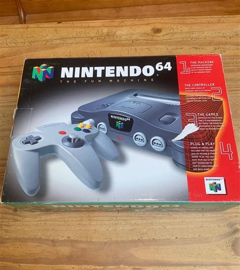 Nintendo 64 System Item Box And Manual Nintendo 64