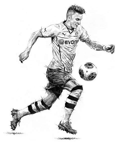 Pin By Isabel Monterey On Art Id3as Soccer Drawing Magazine