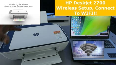 HP Deskjet 2700 Wireless Setup, Connect To WIFI!! - YouTube