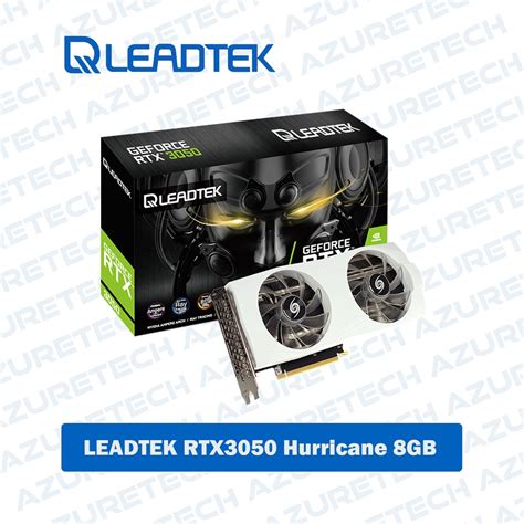 Jual Leadtek NVidia GeForce HURRICANE WHITE EDITION WinFast RTX 3050