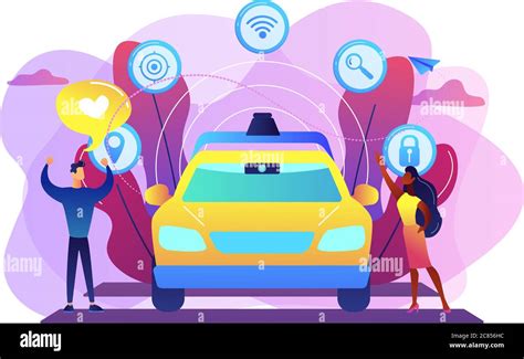 Autonomous Driving Concept Vector Illustration Stock Vector Image And Art