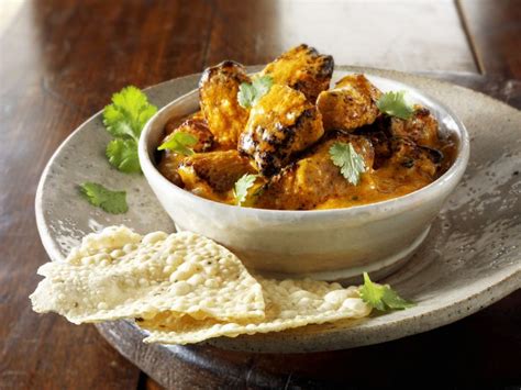 Curry With Poppadom Indian Flatbread Recipe Eatsmarter