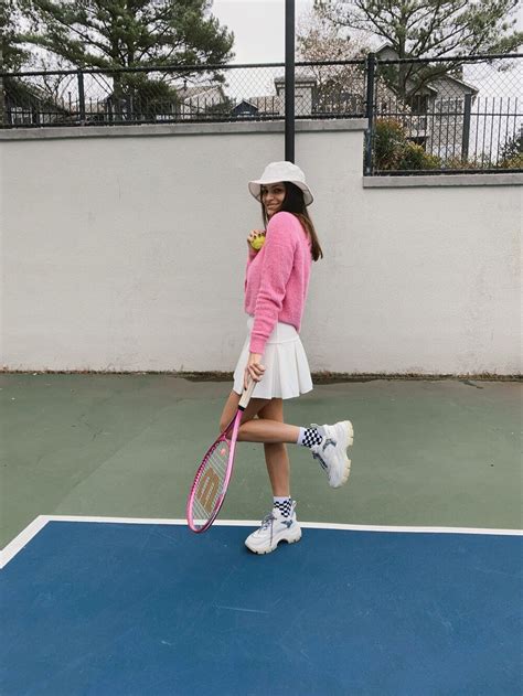 Sporty Chic Cute Tennis Outfits — Anna Elizabeth Tennis Clothes Tennis Skirt Outfit