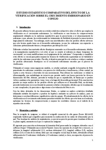 Informe Tecnico Practicas Embrio Pdf