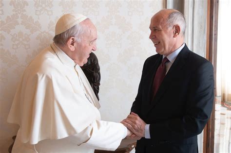 Ricardo Lorenzetti Fue Recibido Por El Papa Francisco En Una Visita