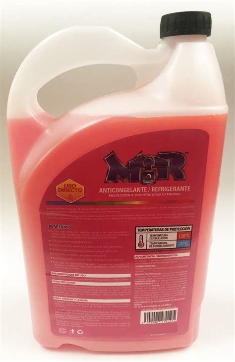 Anticongelante Organico Rosa Mtr Al 50 Galon 3 78l Caja C 6 Meses