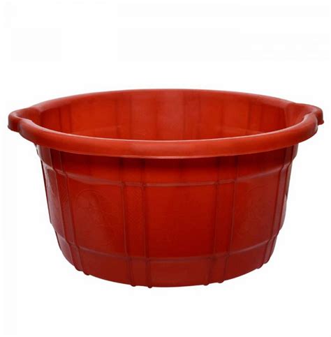 100 Virgin And Unbreakable Red Deep Bucket Tub 555 At Best Price In