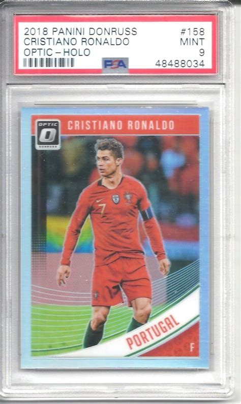 Panini Donruss Optic Holo Cristiano Ronaldo Psa Mint