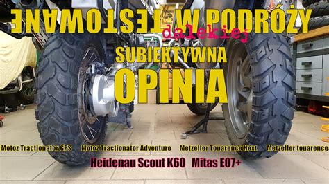 OPONY DO WSZYSTKIEGO Heidenau Scout K60 Motoz GPS Motoz Adventure