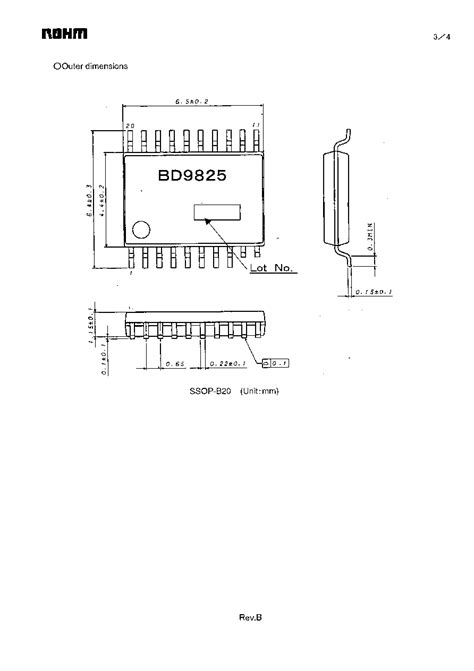 Bd9825fv Datasheet36 Pages Rohm Piezo Electric Transformer