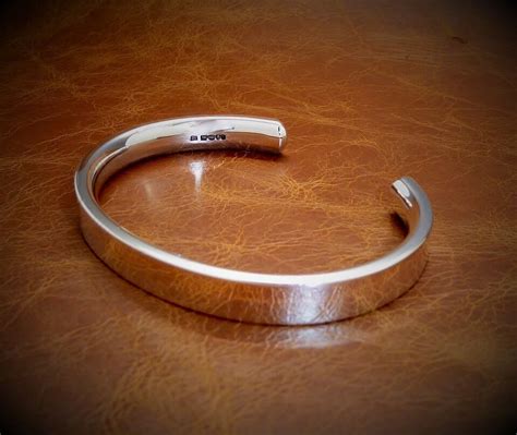 Mens Solid Silver Cuff Bracelets Sale