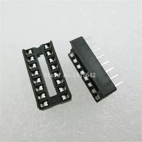 20PCS LOT 16 Pin DIP SIP IC Sockets Adaptor Solder Type Narrow Ic