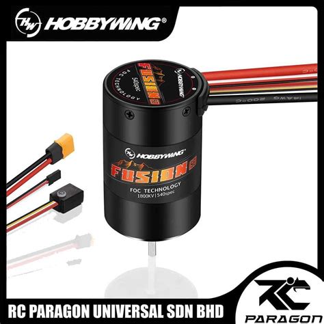 HobbyWing QUICRUN Fusion SE 540 1800KV BL System For Rock Crawlers W