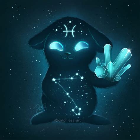 I Draw 12 Cute Glowing Monsters As Zodiac Signs Bored Panda Zodiac