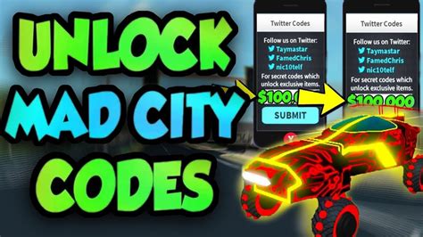 All New Secret Update Codes In Mad City Mad City Roblox