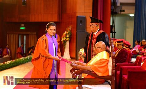 45th Convocation Of The University Of Sri Jayewardenepura 103 Usj University Of Sri