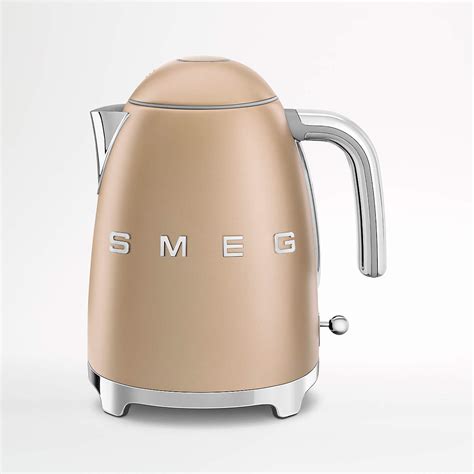 Smeg Champagne Electric Tea Kettle Reviews Crate Barrel