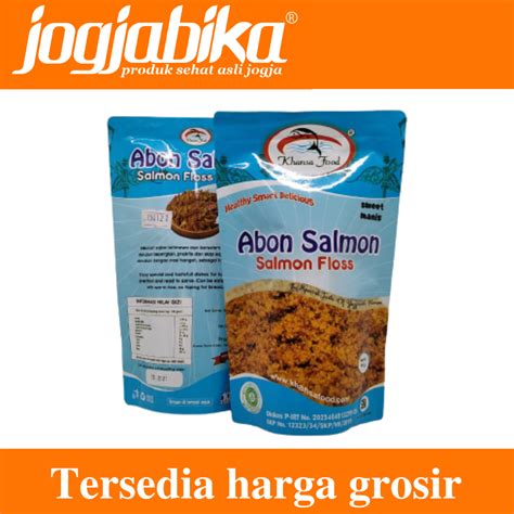 Khansa Food Abon Ikan Salmon Manis Anak Mpasi Original Halal Sni Bumbu