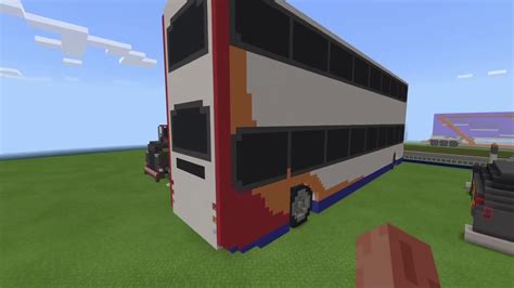 Minecraft Cars Double Decker Bus Stagecoach Youtube