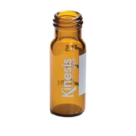 Kinesis Premium Screw Neck Vials Amber Glass 9 Mm Short Thread With