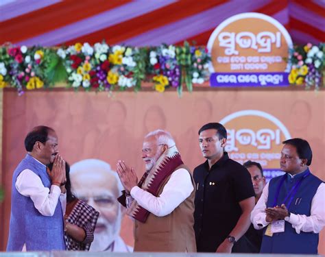 Pm Launches ‘subhadra The Largest Women Centric Scheme In