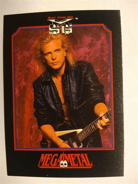 Impel Mega Metal Rock Trading Card Msg Uncirculated Michael