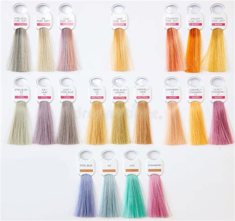 Hair Palette Dyed Different Colors Hairstyle Wig Tints Set For Beauty