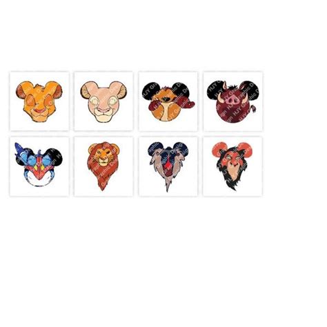 The Lion King Simba Nala Timon Pumbaa Scar Mufasa Zaz Inspire