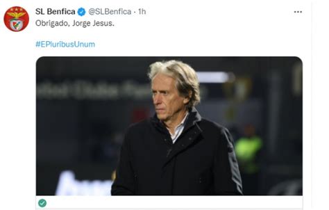 Alvo De Times Brasileiros Jorge Jesus Deixa O Comando Do Benfica