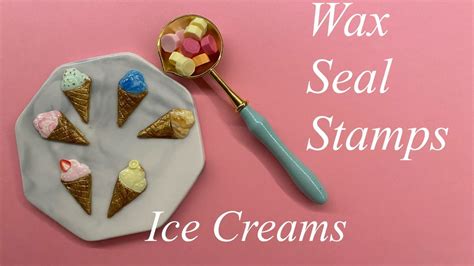 シーリングスタンプWax Seal Stamps アイスクリームIcecream Sealing Wax ORIGINAL WAX